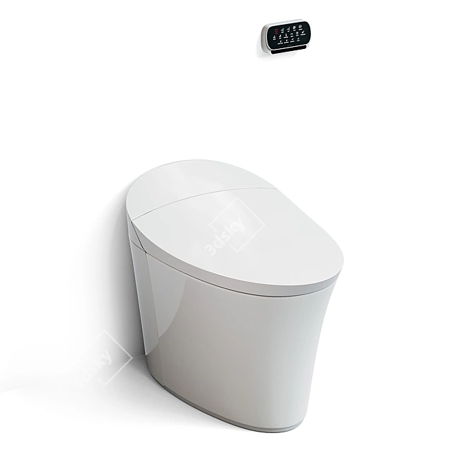 Kohler Veil Smart Toilet System 3D model image 1