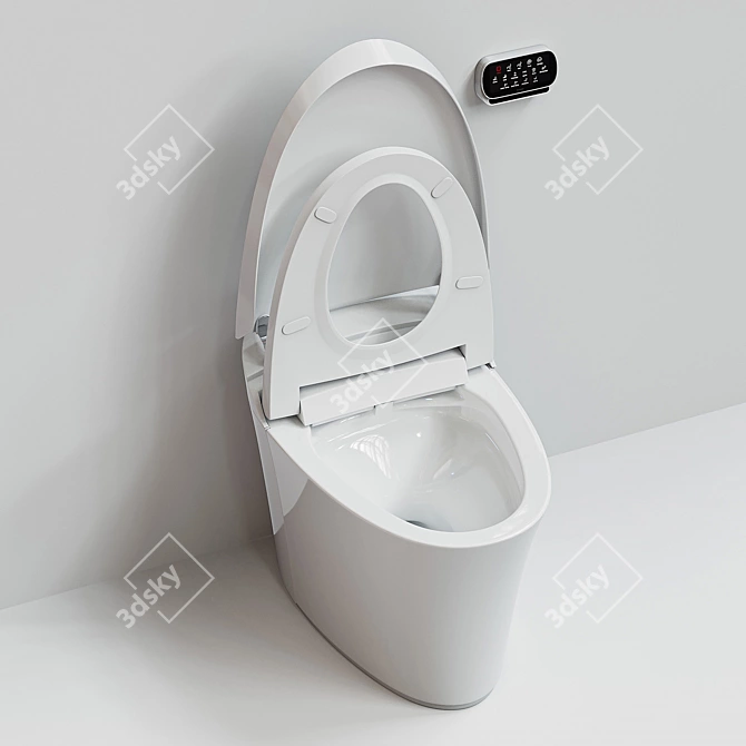 Kohler Veil Smart Toilet System 3D model image 5