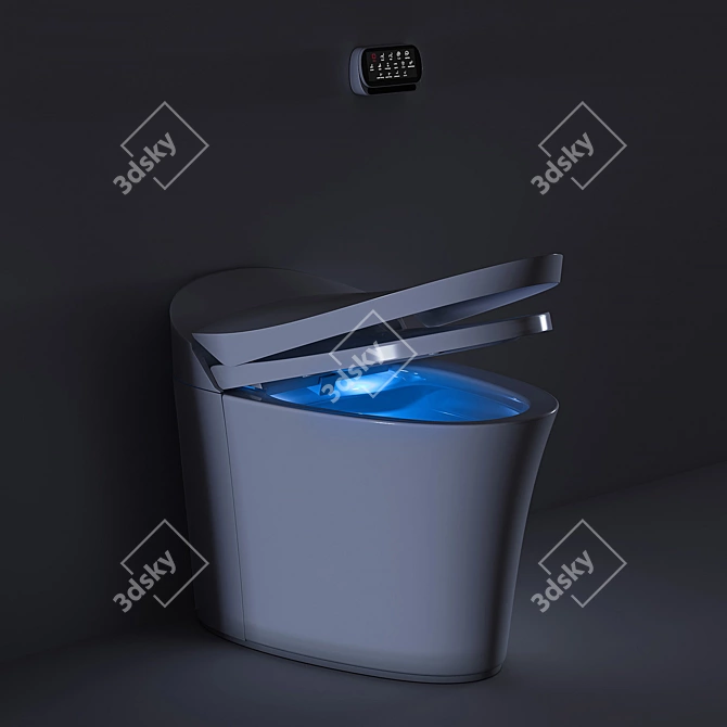 Kohler Veil Smart Toilet System 3D model image 6