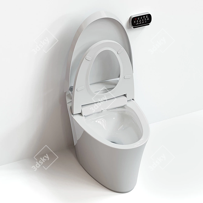 Kohler Veil Smart Toilet System 3D model image 11