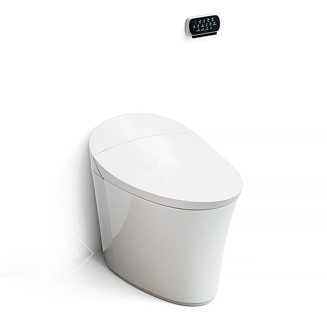 Kohler Veil Smart Toilet System 3D model image 14