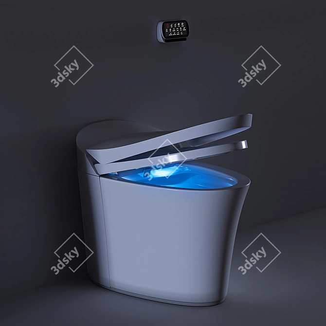 Kohler Veil Smart Toilet System 3D model image 19