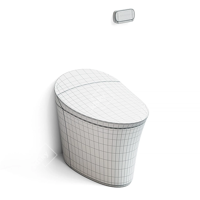 Kohler Veil Smart Toilet System 3D model image 20