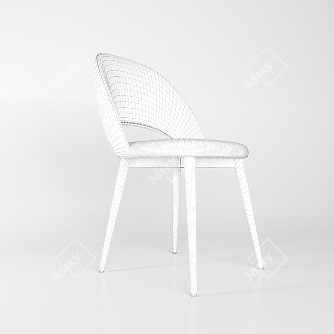 Ergonomic IKEA chair OLIXIS 3D model image 2