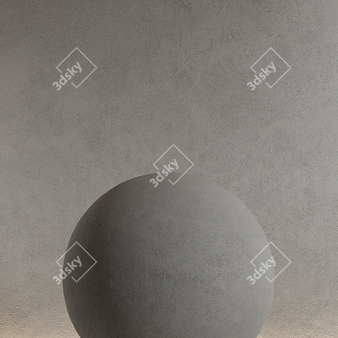 Seamless Decorative Plaster Max Kit 3D model image 3