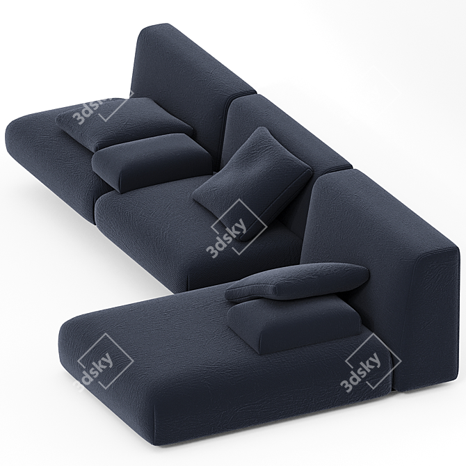 Versatile Paola Lenti Modular Sofa 3D model image 2