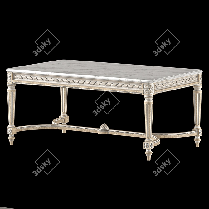 Chic Eloquence Coffee Tables 3D model image 2