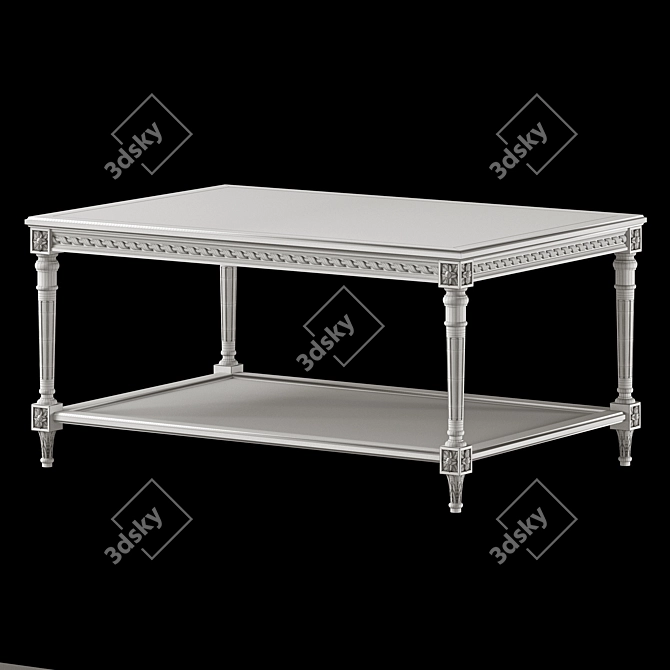 Chic Eloquence Coffee Tables 3D model image 5