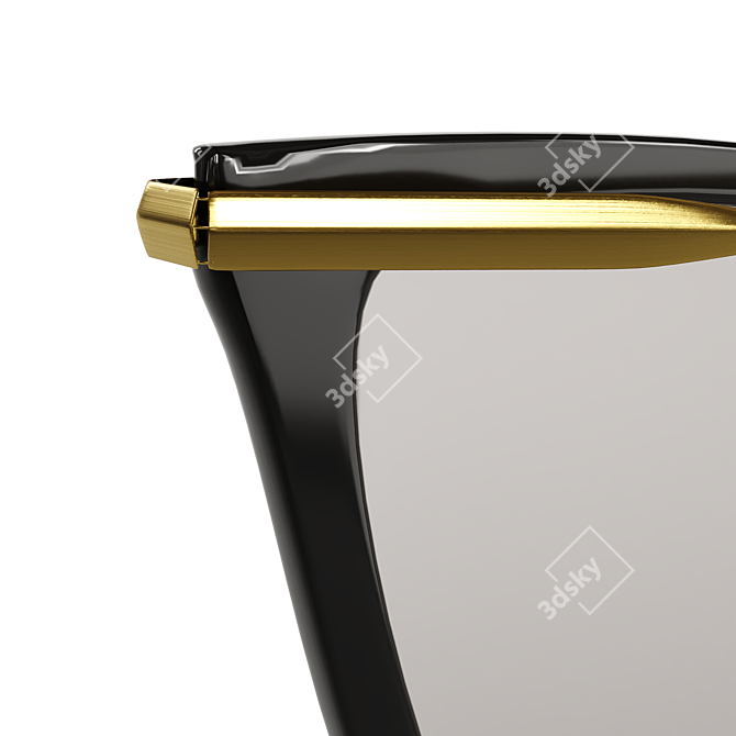 2016 Glasses Model Set Corona 3D model image 4