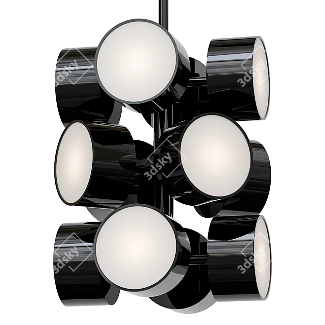 Contemporary LS08E Ceiling Lamp. 3D model image 1