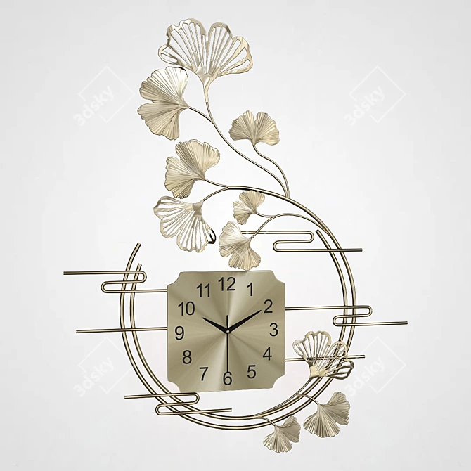 ImperiumLoft Designer Wall Clock 3D model image 2