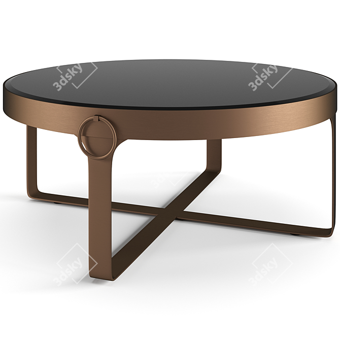 Elegant Eichholtz Cloo Coffee Tables 3D model image 2