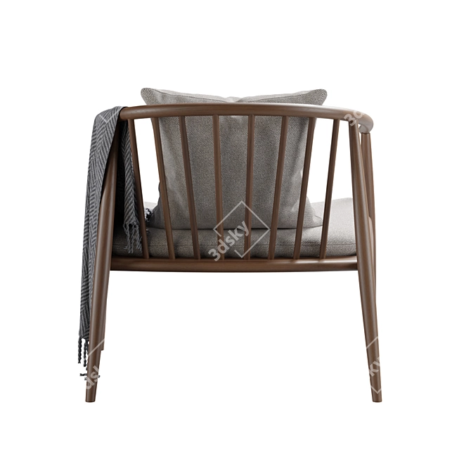 Elegant Reprise Chair Design 3D model image 7