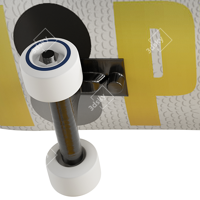 Slick 2016 Skateboard Model 3D model image 2