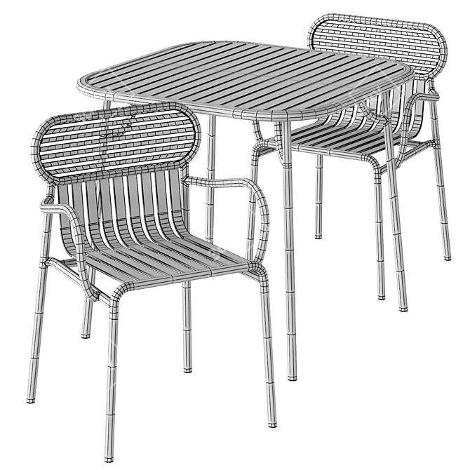 Week-end Petite Friture Garden Furniture 3D model image 7