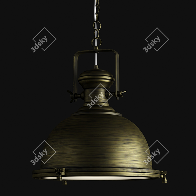 Corona 6.0 OpenSubdiv Pendant Light 3D model image 2