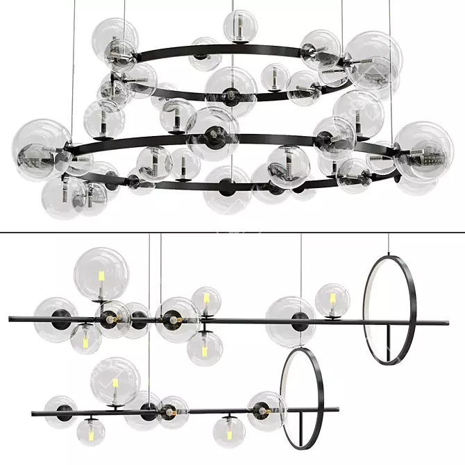 Modern Design IONA Lamps Collection 3D model image 1