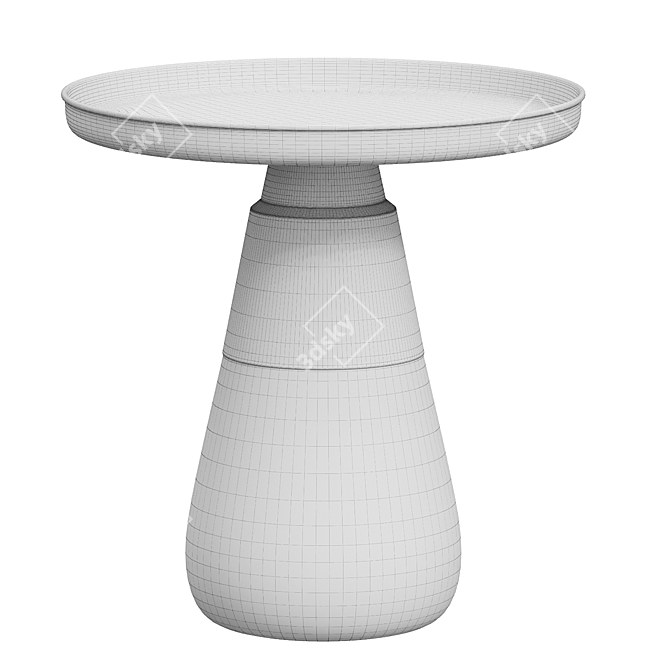 Sleek Glass Table for Modern Décor 3D model image 2