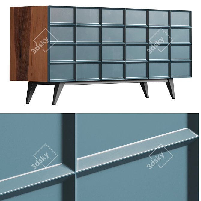 Contemporary Buffet by Franca Lucarelli 3D model image 3