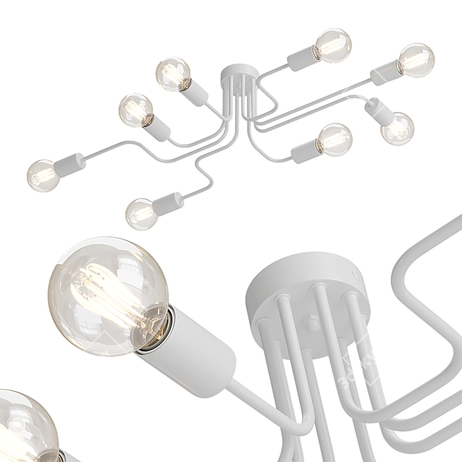 Color-changing Chandelier VITALUCE Amigo 3D model image 3