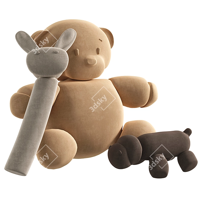 Plush Toy Collection 2015 3D model image 1