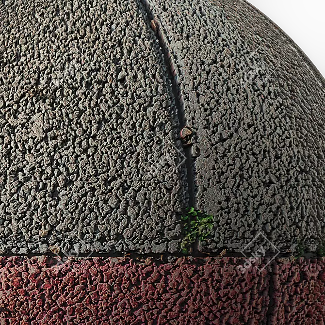 Granite Wall Texture Slate 4k 3D model image 2