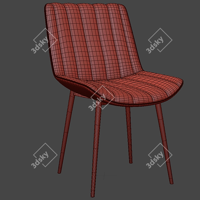 Modern Anant Chair Collection 3D model image 12