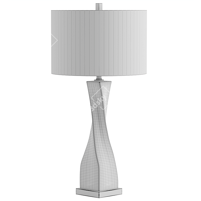 Mercury Glass Table Lamp 2015 3D model image 4