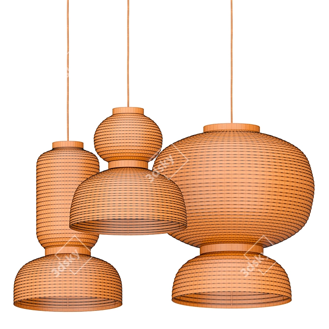 Formakami Pendant Lighting Collection 3D model image 3