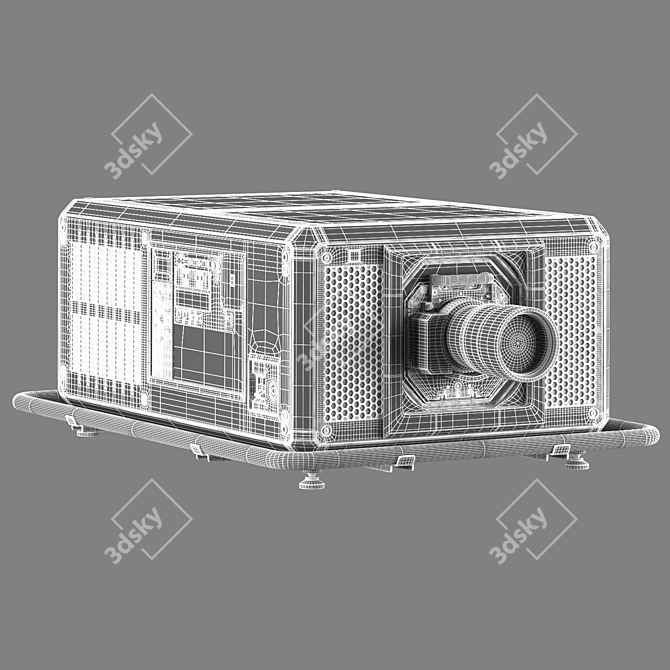 Panasonic PT-RQ50K High-Resolution Projector 3D model image 5