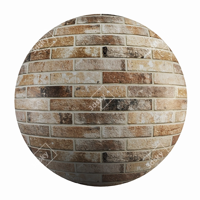 PBR Brick Texture Collection 3D model image 3