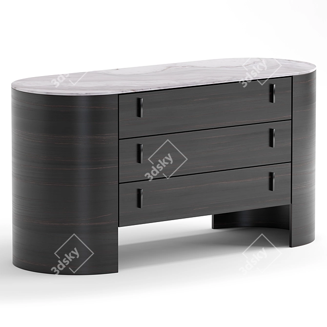 Modern CHARLIE Side Table 3D model image 2