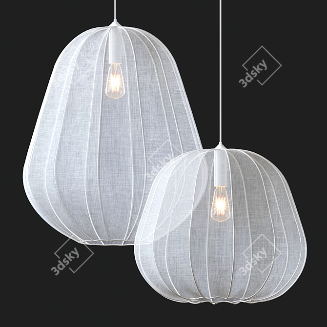 Balloon Pendant Lamp: Elegant, Modern 3D model image 1