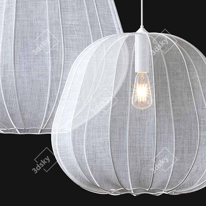 Balloon Pendant Lamp: Elegant, Modern 3D model image 2