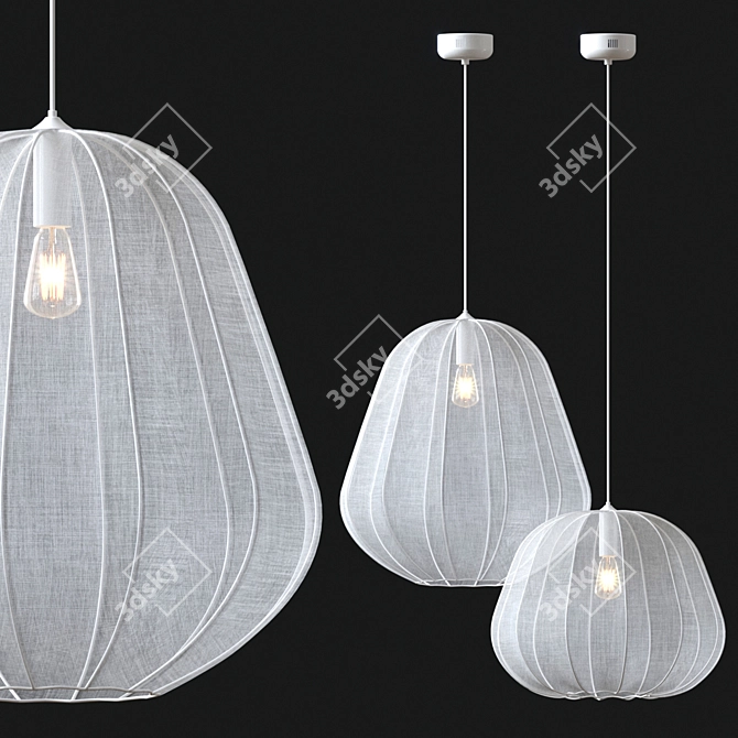 Balloon Pendant Lamp: Elegant, Modern 3D model image 3