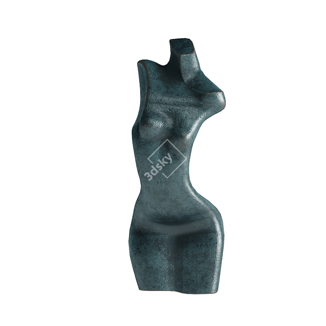 Abstract Human Sculptures Collection 3D model image 3