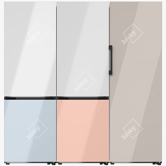 Samsung Bespoke Refrigerator Collection 04 3D model image 2