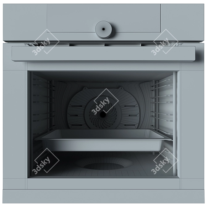 Vintage Silverline S6-BO6506 Oven 3D model image 2