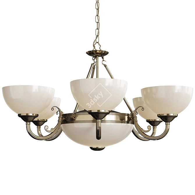 Elegant Windsor Pendant Light 3D model image 1