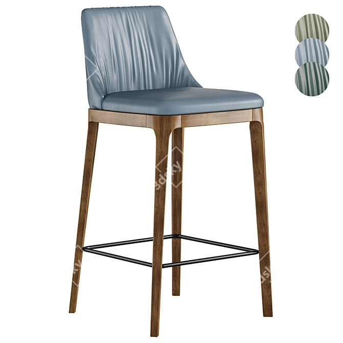 Modern 3D Eforma Bar Stool 3D model image 2