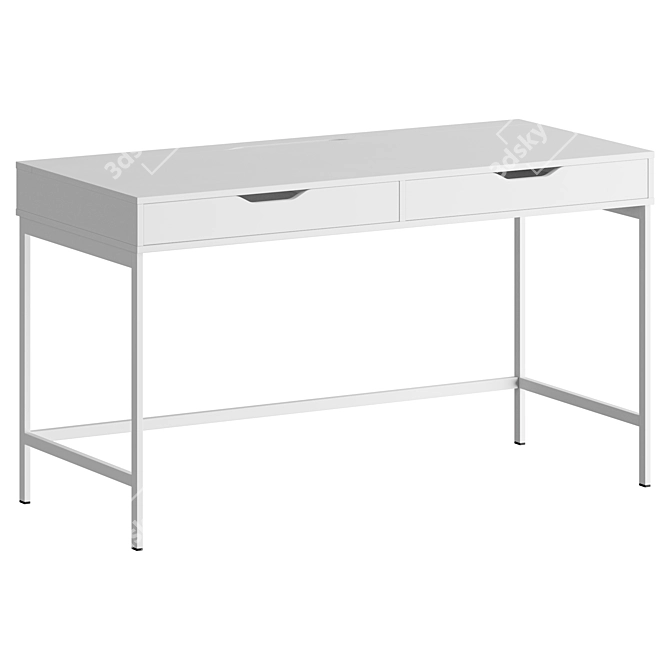 IKEA ALEX Writing Desk 3D model image 3