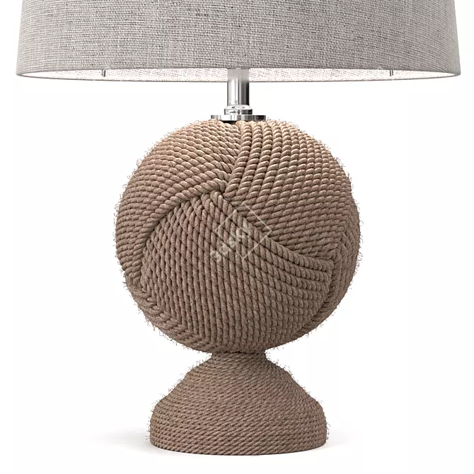 Coastal Style Monkey's Fist Lamp 3D model image 3