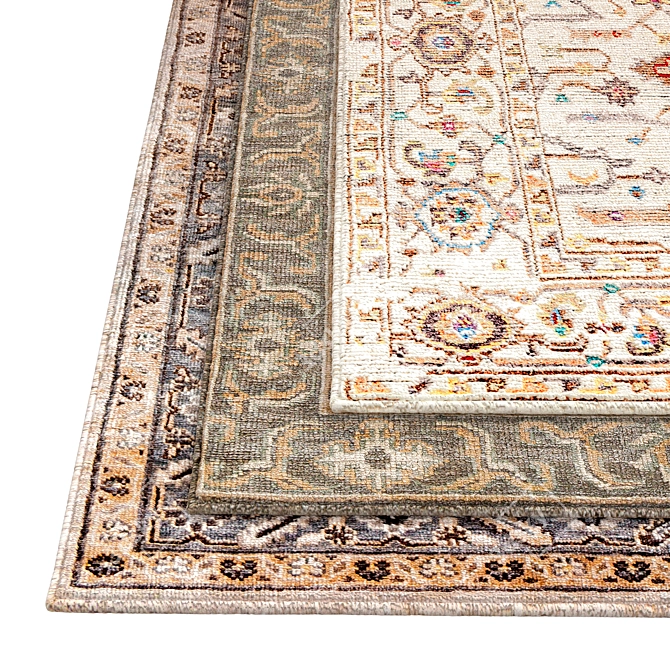 Luxury Kushal Rug 2015 Design 3D model image 2