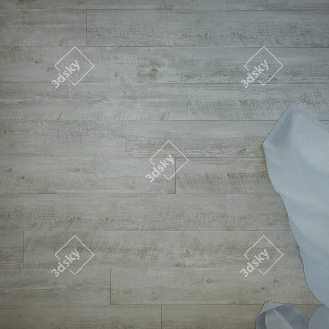 Oak Coffee Flooring Materials Set 3D model image 2