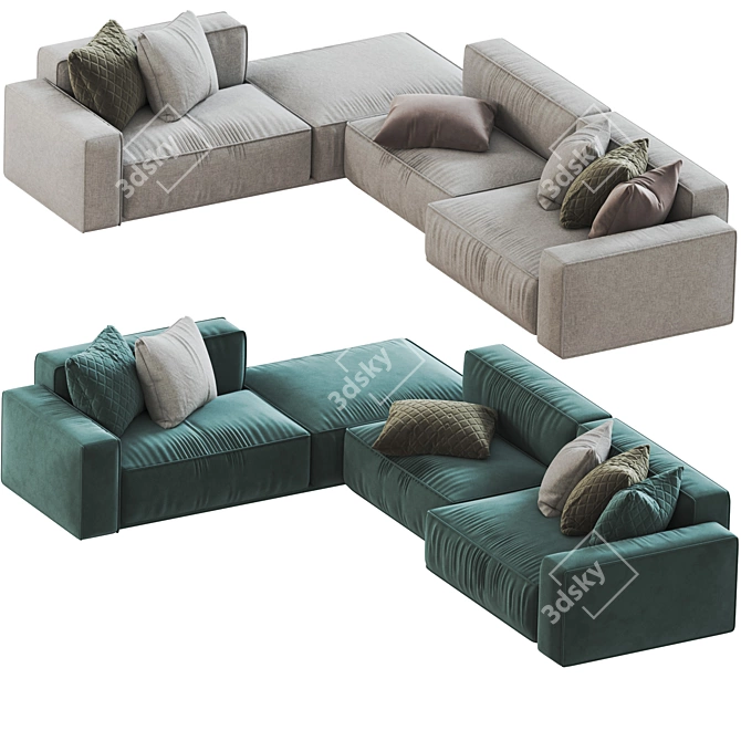  Contemporary Modular MARECHIARO Sofa 3D model image 2