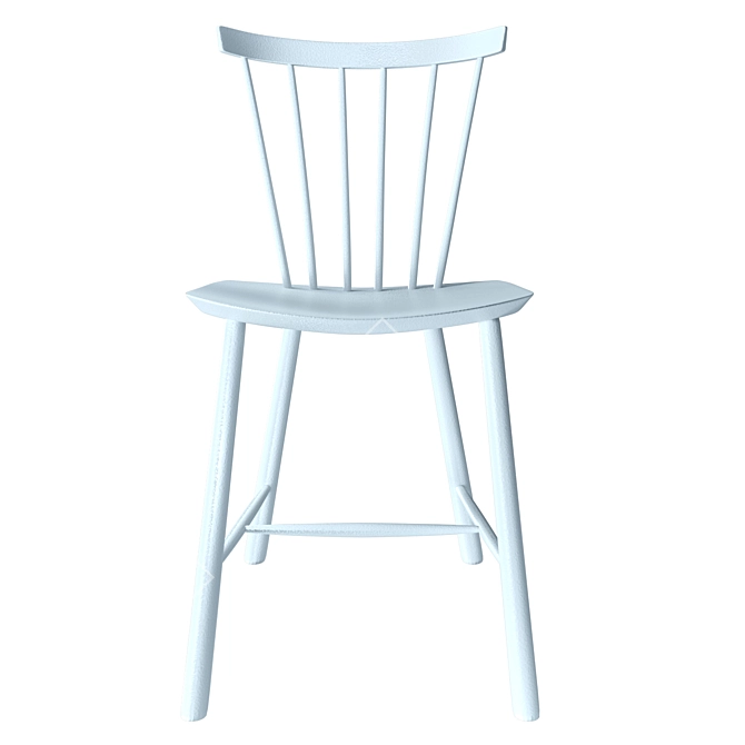 Scandium J46 Chair, Streamlined Design 3D model image 4