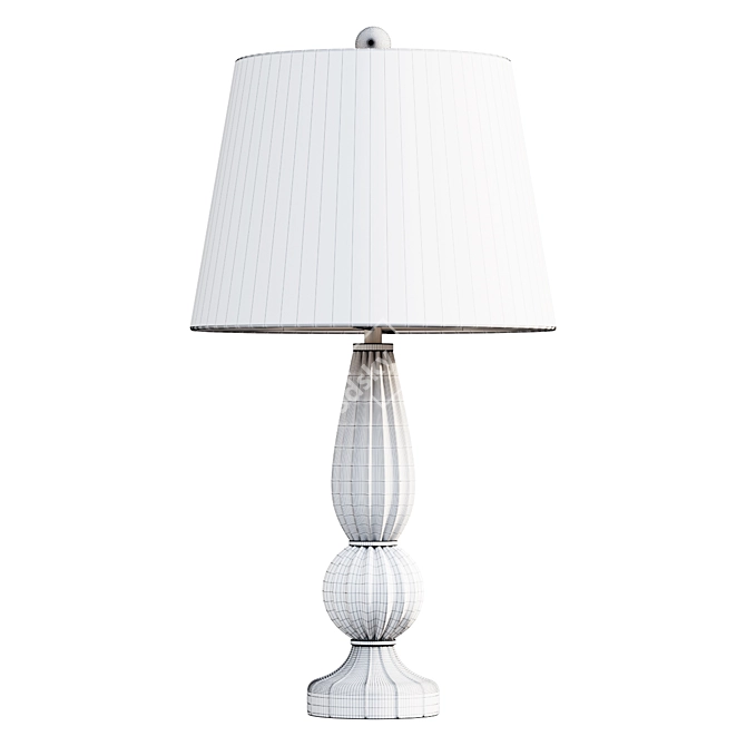 Maddie 28" LED Table Lamp 3D model image 2