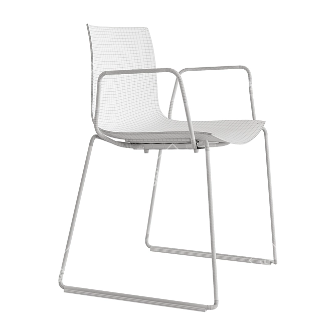 Modern Arper CATIFA 46 Chair 3D model image 6