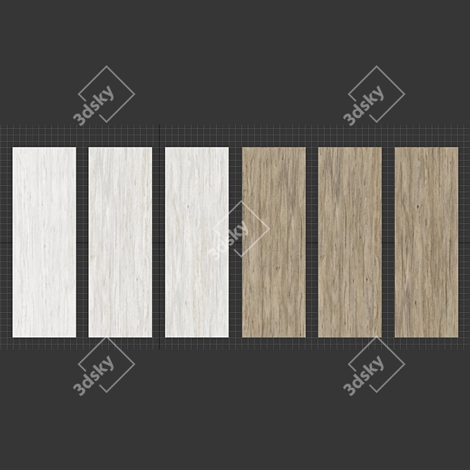 Laminam Legno Venezia Corda Texture 3D model image 4