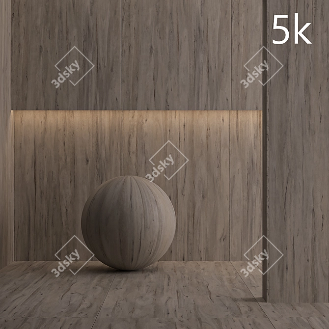 Laminam Legno Venezia Corda Texture 3D model image 5